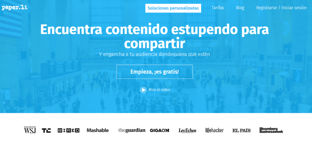 Paper.li para curar contenidos en Internet